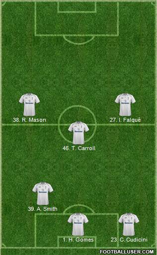 Tottenham Hotspur Formation 2013
