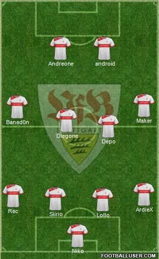 VfB Stuttgart Formation 2013