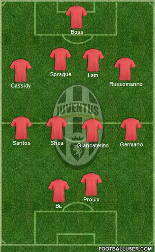Juventus Formation 2013