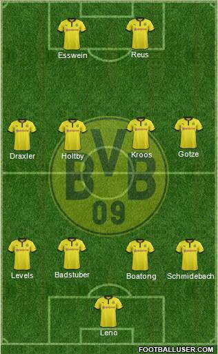 Borussia Dortmund Formation 2013