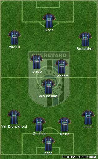 Club de Fútbol Gallos Blancos Formation 2013