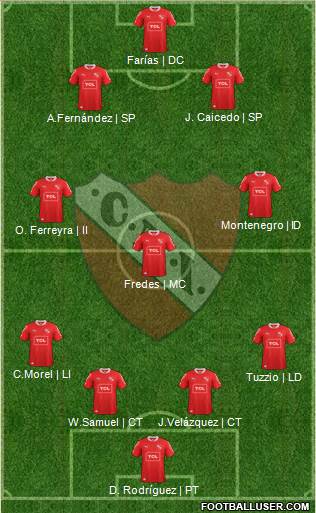 Independiente Formation 2013