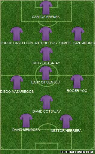 Arsenal Formation 2013