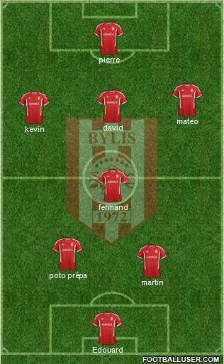 KS Bylis Ballsh football formation