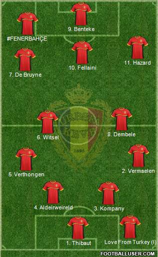 Belgium Formation 2013