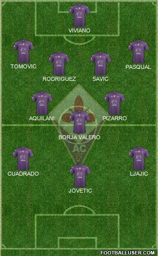 Fiorentina Formation 2013