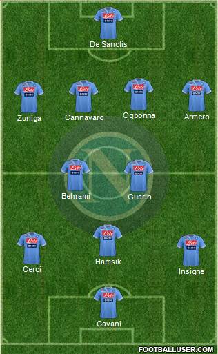Napoli Formation 2013