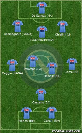 Napoli Formation 2013