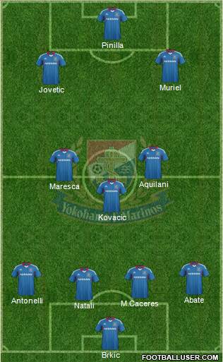 Yokohama F Marinos Formation 2013