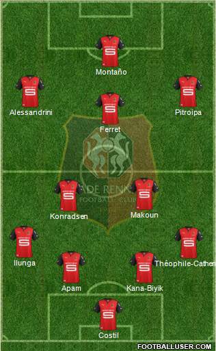 Stade Rennais Football Club Formation 2013