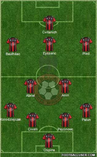 OGC Nice Côte d'Azur Formation 2013