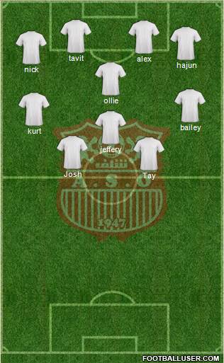 Amel Saad Olympic Chlef football formation