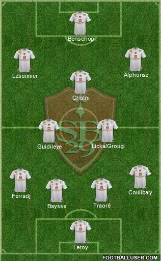 Stade Brestois 29 Formation 2013