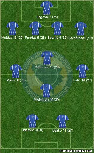 Bosnia and Herzegovina Formation 2013
