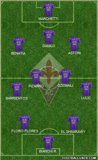 Fiorentina Formation 2013