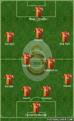 Galatasaray SK Formation 2013