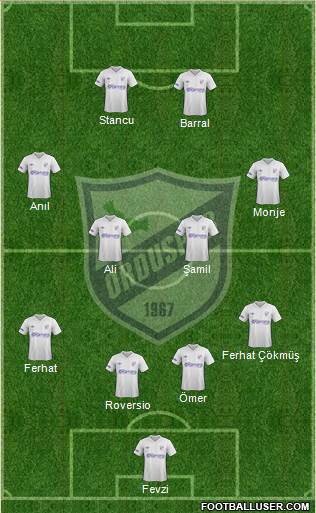 Orduspor Formation 2013