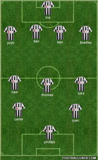 Newcastle United Formation 2013