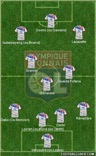 Olympique Lyonnais Formation 2013