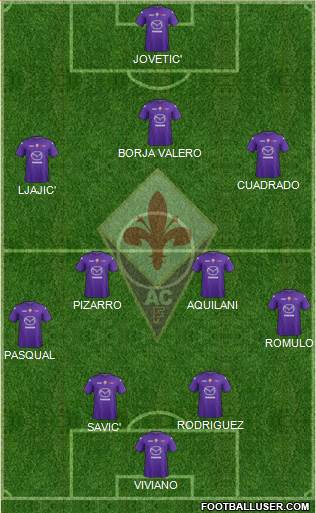 Fiorentina Formation 2013