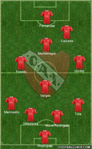 Independiente Formation 2013