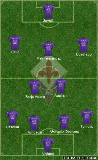 Fiorentina Formation 2013