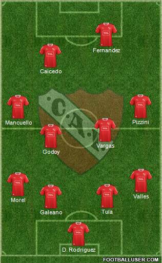Independiente Formation 2013