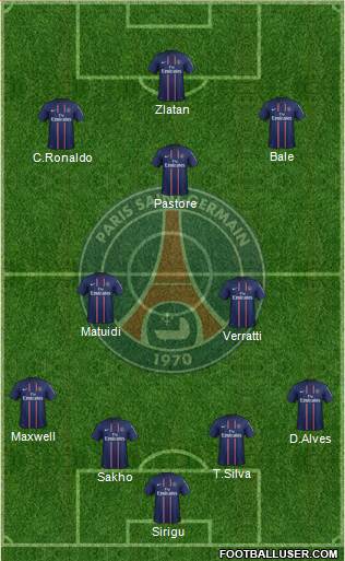 Paris Saint-Germain Formation 2013