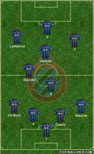 Club Brugge KV Formation 2013