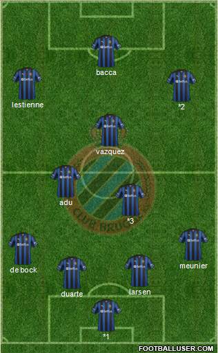 Club Brugge KV Formation 2013