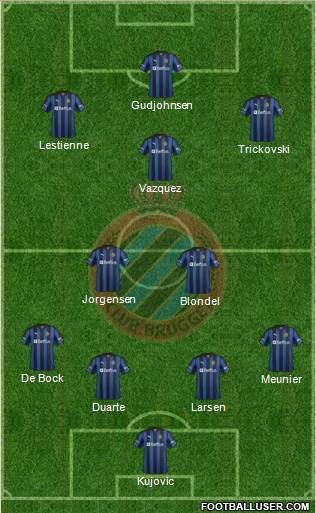 Club Brugge KV Formation 2013