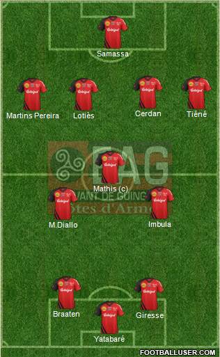 En Avant de Guingamp Formation 2013