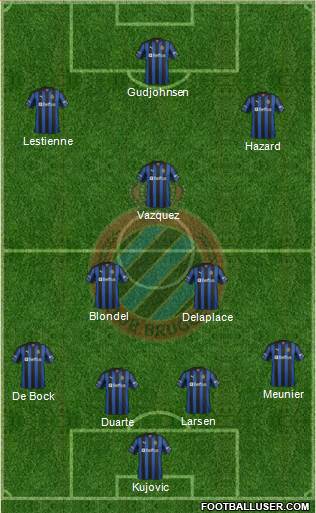 Club Brugge KV Formation 2013
