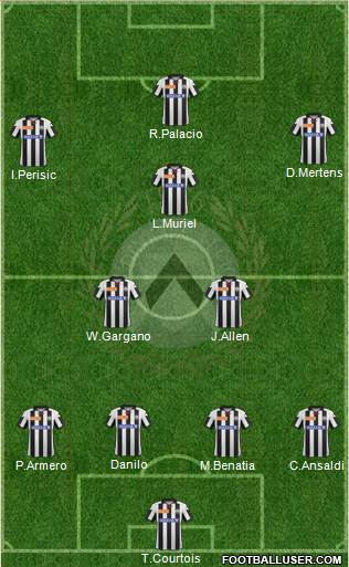 Udinese Formation 2013