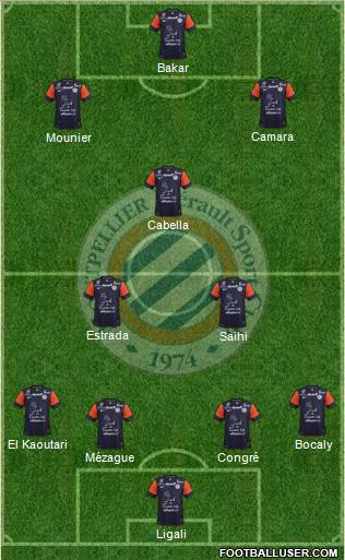 Montpellier Hérault Sport Club Formation 2013