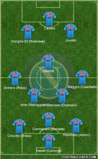 Napoli Formation 2013