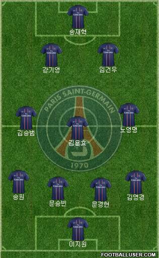 Paris Saint-Germain Formation 2013