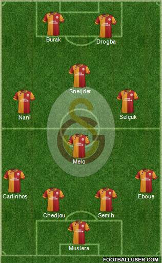Galatasaray SK Formation 2013