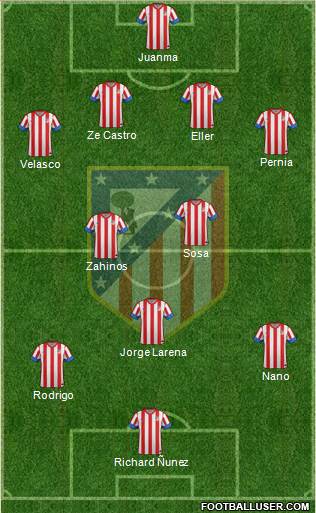C. Atlético Madrid S.A.D. Formation 2013