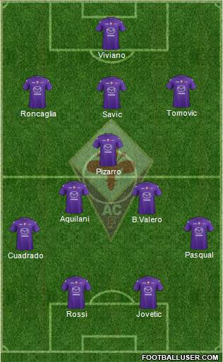 Fiorentina Formation 2013