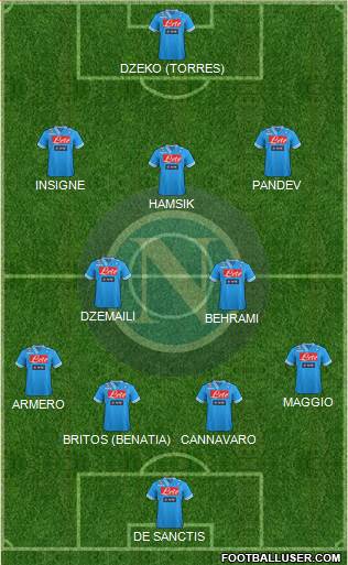 Napoli Formation 2013