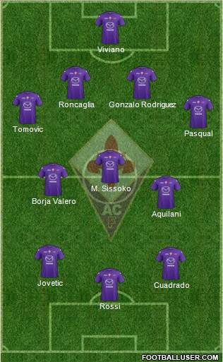 Fiorentina Formation 2013