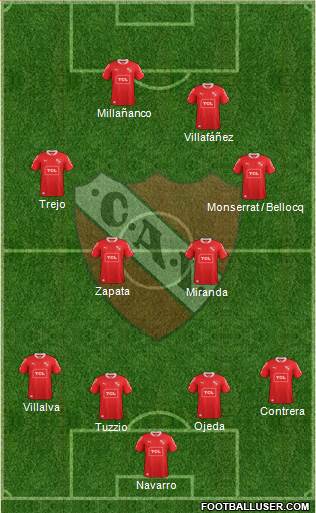 Independiente Formation 2013