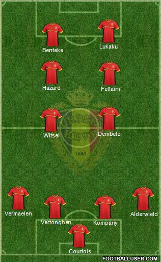 Belgium Formation 2013