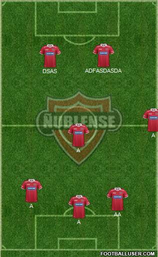 CD Ñublense S.A.D.P. football formation