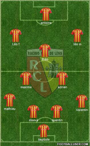 Racing Club de Lens Formation 2013