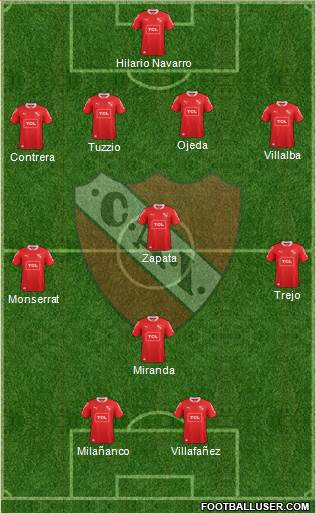 Independiente Formation 2013