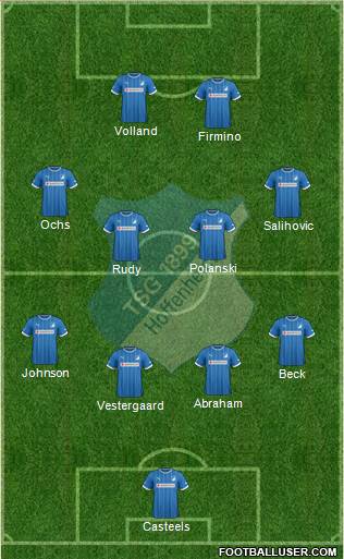 TSG 1899 Hoffenheim Formation 2013
