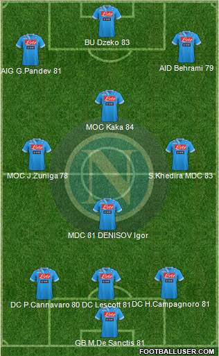 Napoli Formation 2013