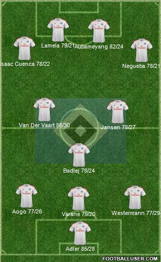 Hamburger SV Formation 2013